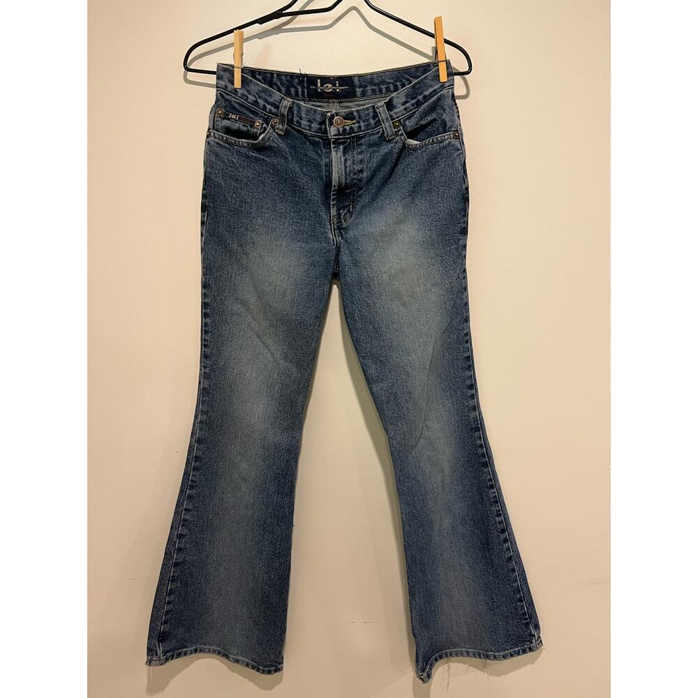 Vintage Lei Y2K Flare Med Wash Med Rise Jeans Womans Size 5‎